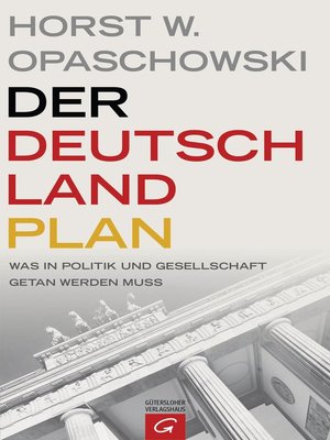cover image of Der Deutschland-Plan